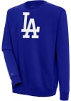 Main image for Antigua Los Angeles Dodgers Mens Blue Victory Long Sleeve Crew Sweatshirt