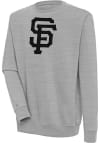 Main image for Antigua San Francisco Giants Mens Grey Victory Long Sleeve Crew Sweatshirt