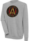Main image for Antigua Atlanta United FC Mens Grey Victory Long Sleeve Crew Sweatshirt