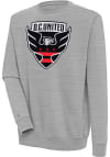 Main image for Antigua DC United Mens Grey Victory Long Sleeve Crew Sweatshirt
