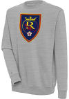 Main image for Antigua Real Salt Lake Mens Grey Victory Long Sleeve Crew Sweatshirt