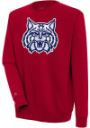 Main image for Antigua Arizona Wildcats Mens Red Victory Long Sleeve Crew Sweatshirt