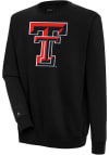 Main image for Antigua Texas Tech Red Raiders Mens Black Victory Long Sleeve Crew Sweatshirt