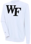 Main image for Antigua Wake Forest Demon Deacons Mens White Victory Long Sleeve Crew Sweatshirt