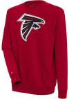 Main image for Antigua Atlanta Falcons Mens Red Victory Long Sleeve Crew Sweatshirt