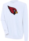 Main image for Antigua Arizona Cardinals Mens White Victory Long Sleeve Crew Sweatshirt