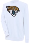 Main image for Antigua Jacksonville Jaguars Mens White Victory Long Sleeve Crew Sweatshirt