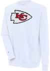 Main image for Antigua Kansas City Chiefs Mens White Victory Long Sleeve Crew Sweatshirt