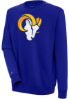 Main image for Antigua Los Angeles Rams Mens Blue Victory Long Sleeve Crew Sweatshirt