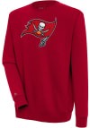 Main image for Antigua Tampa Bay Buccaneers Mens Red Victory Long Sleeve Crew Sweatshirt