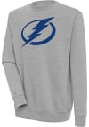 Main image for Antigua Tampa Bay Lightning Mens Grey Full Front Victory Long Sleeve Crew Sweatshirt