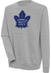 Main image for Antigua Toronto Maple Leafs Mens Grey Victory Long Sleeve Crew Sweatshirt