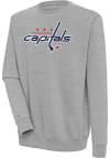 Main image for Antigua Washington Capitals Mens Grey Victory Long Sleeve Crew Sweatshirt