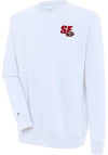 Main image for Antigua San Francisco 49ers Mens White Victory Long Sleeve Crew Sweatshirt