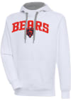 Main image for Antigua Chicago Bears Mens White Chenille Logo Victory Long Sleeve Hoodie
