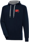 Main image for Antigua Chicago Bears Mens Navy Blue Victory Long Sleeve Hoodie