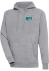 Main image for Antigua Miami Dolphins Mens Grey Victory Long Sleeve Hoodie