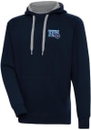 Main image for Antigua Tennessee Titans Mens Navy Blue Victory Long Sleeve Hoodie