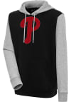Main image for Antigua Philadelphia Phillies Mens Black Chenille Logo Victory Long Sleeve Hoodie