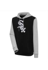 Main image for Antigua Chicago White Sox Mens Black Chenille Logo Victory Long Sleeve Hoodie