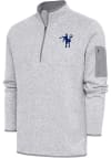 Main image for Antigua Indianapolis Colts Mens Grey Classic Logo Fortune Long Sleeve 1/4 Zip Fashion Pullover