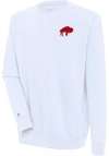 Main image for Antigua Buffalo Bills Mens White Classic Logo Victory Long Sleeve Crew Sweatshirt