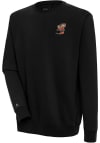 Main image for Antigua Cleveland Browns Mens Black Classic Logo Victory Long Sleeve Crew Sweatshirt