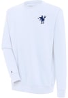 Main image for Antigua Indianapolis Colts Mens White Classic Logo Victory Long Sleeve Crew Sweatshirt
