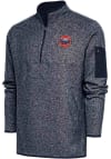 Main image for Antigua Houston Astros Mens Navy Blue Cooperstown Fortune Long Sleeve 1/4 Zip Fashion Pullover