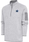 Main image for Antigua Seattle Mariners Mens Grey Cooperstown Fortune Long Sleeve 1/4 Zip Fashion Pullover