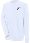 Main image for Antigua Miami Marlins Mens White Cooperstown Victory Long Sleeve Crew Sweatshirt