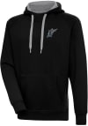 Main image for Antigua Miami Marlins Mens Black Cooperstown Victory Long Sleeve Hoodie