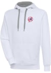 Main image for Antigua New York Yankees Mens White Cooperstown Victory Long Sleeve Hoodie