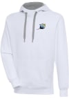 Main image for Antigua Tampa Bay Rays Mens White Cooperstown Victory Long Sleeve Hoodie