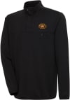 Main image for Antigua Boston Bruins Mens Black Centennial Steamer Long Sleeve 1/4 Zip Pullover