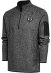 Main image for Antigua Philadelphia Union Mens Black Metallic Logo Fortune Long Sleeve 1/4 Zip Pullover