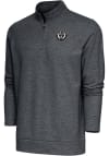 Main image for Antigua Philadelphia Union Mens Charcoal Metallic Gambit Long Sleeve 1/4 Zip Pullover
