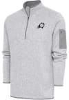 Main image for Antigua Phoenix Suns Mens Grey Metallic Logo Fortune Long Sleeve 1/4 Zip Pullover