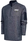 Main image for Antigua Oral Roberts Golden Eagles Mens Navy Blue Fortune Long Sleeve 1/4 Zip Fashion Pullover