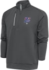 Main image for Antigua Philadelphia Stars Mens Grey Generation Long Sleeve Qtr Zip Pullover