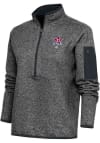 Main image for Antigua Detroit Stars Womens Grey Fortune 1/4 Zip Pullover
