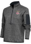 Main image for Antigua Indianapolis Clowns Womens Grey Fortune 1/4 Zip Pullover