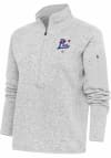 Main image for Antigua Philadelphia Stars Womens Grey Fortune Qtr Zip