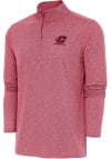 Main image for Antigua Central Michigan Chippewas Mens Red Hunk Long Sleeve 1/4 Zip Pullover