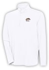Main image for Antigua Western Michigan Broncos Mens White Hunk Long Sleeve 1/4 Zip Pullover