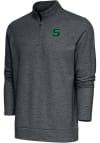 Main image for Antigua Slippery Rock Mens Charcoal Gambit Long Sleeve 1/4 Zip Pullover