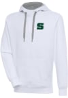 Main image for Antigua Slippery Rock Mens White Victory Long Sleeve Hoodie