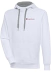Main image for Antigua University of Chicago Maroons Mens White Victory Long Sleeve Hoodie