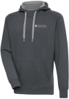 Main image for Antigua University of Chicago Maroons Mens Charcoal Victory Long Sleeve Hoodie