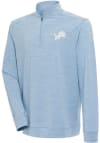 Main image for Antigua Detroit Lions Mens White Bright Long Sleeve 1/4 Zip Pullover